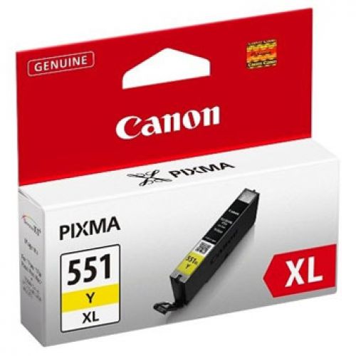 Tinteiro Canon 551XL Amarelo 6446B001 11ml , Canon , CANCLI551YXL , 4960999904917